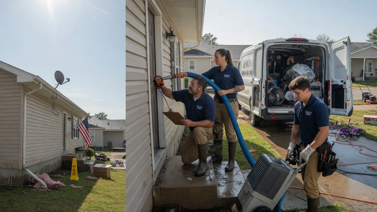 Ceiling Water Damage Restoration in Cortland, IL near me